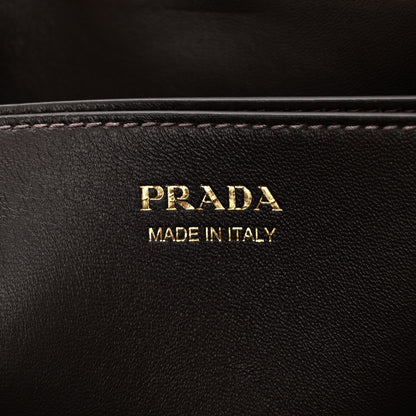 Prada Scamosciato Large Buckle Bag With Belt Ebano 6 of 10