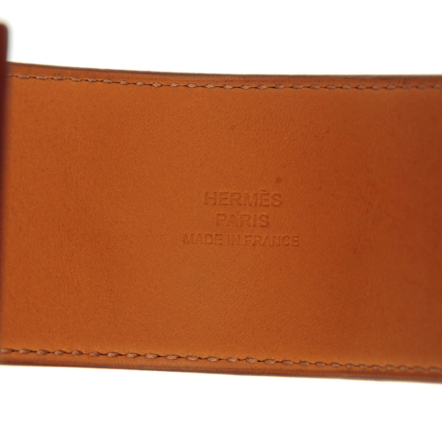 Hermes Barenia Collier De Chien CDC Bracelet S Fauve 4 of 5