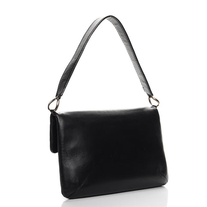 Chanel Calfskin Square Stitched Mademoiselle Shoulder Bag Black 3 of 11