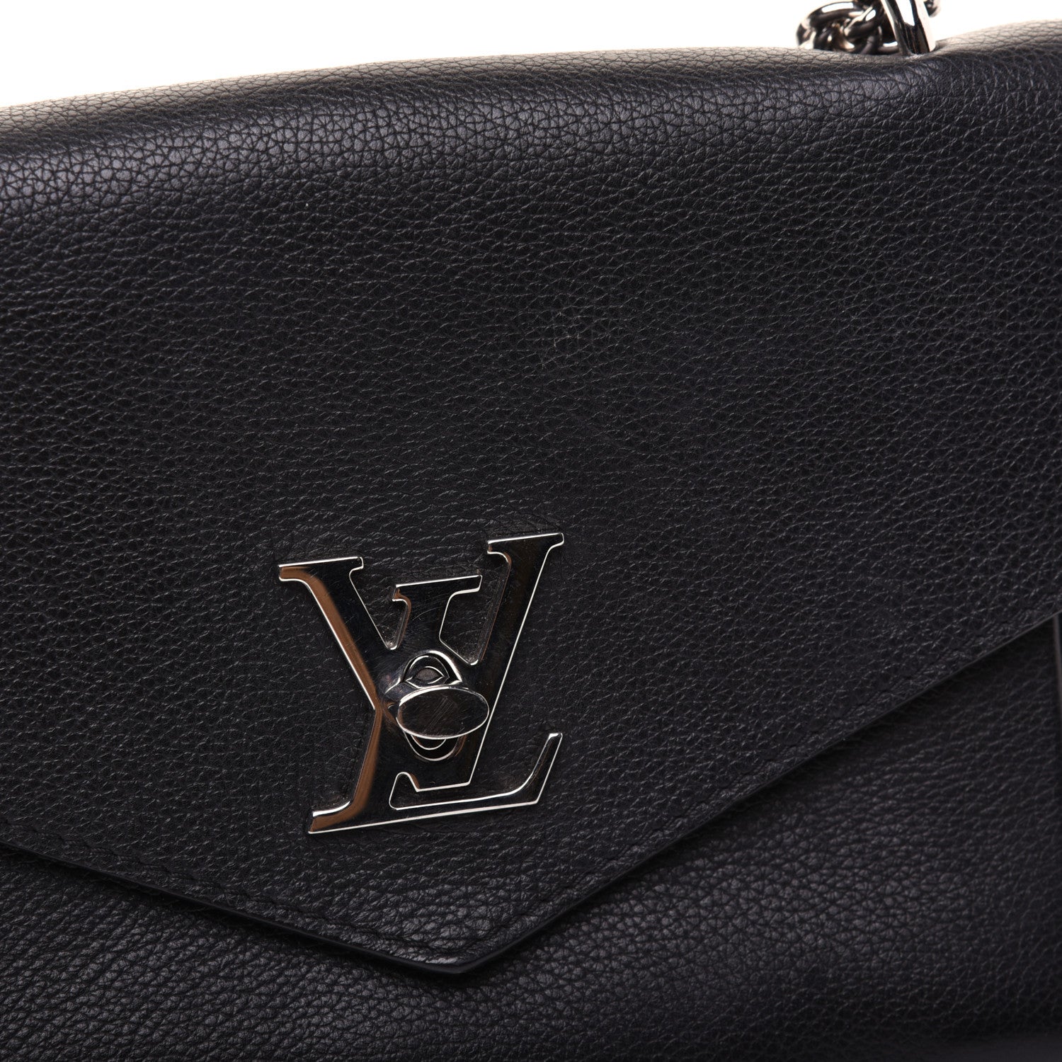 Louis Vuitton Soft Calfskin My Lockme Chain Bag BB Black 16 of 17