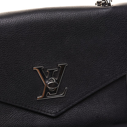 Louis Vuitton Soft Calfskin My Lockme Chain Bag BB Black 16 of 17