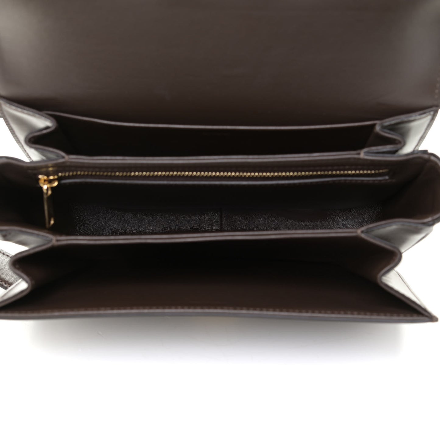 Shiny Calfskin Medium Triomphe Ecorce