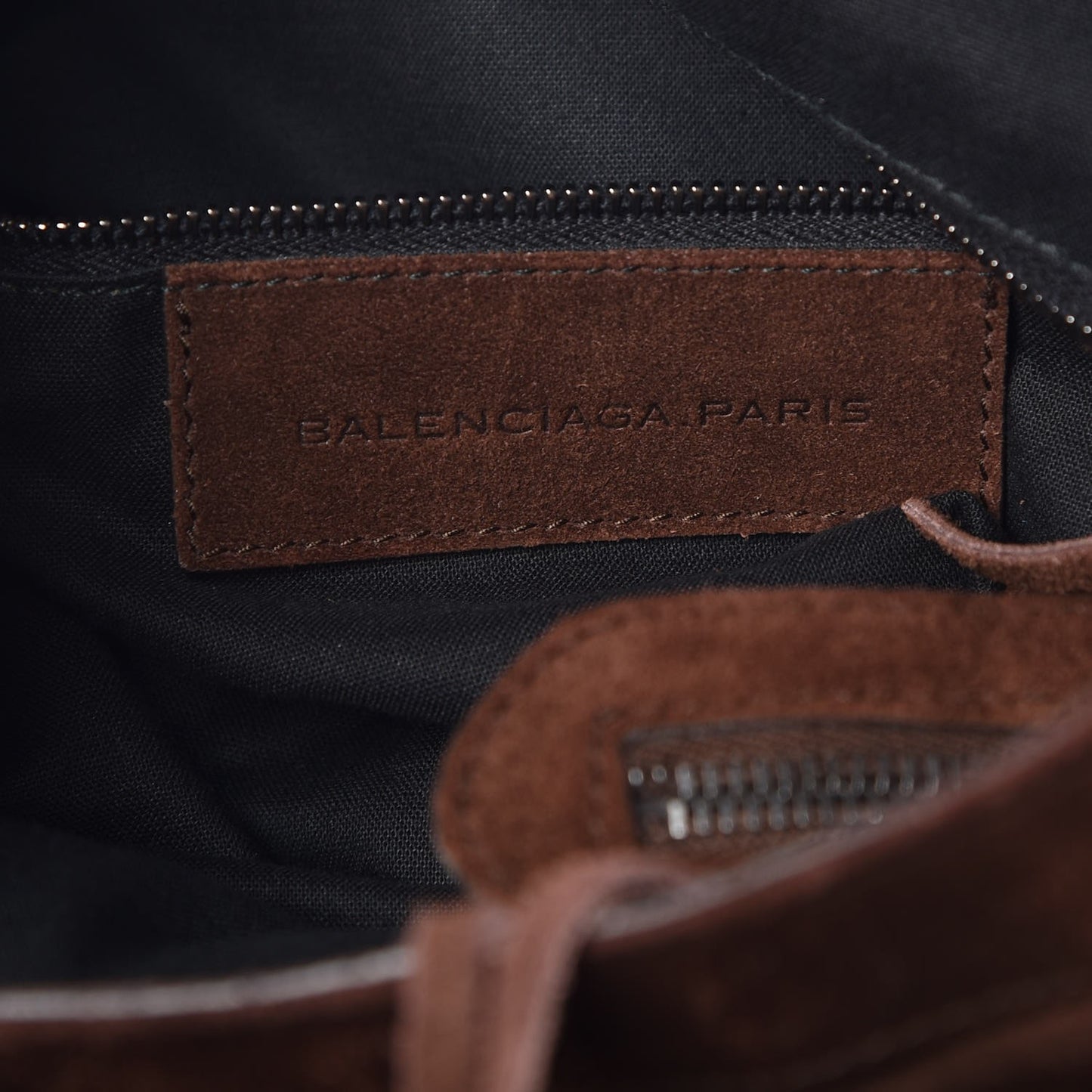 Baby Daim Suede Classic Silver Hardware Velo Brown