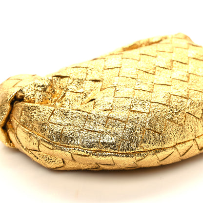 Bottega Veneta Metallic Nappa Intrecciato Mini Jodie Gold 9 of 10