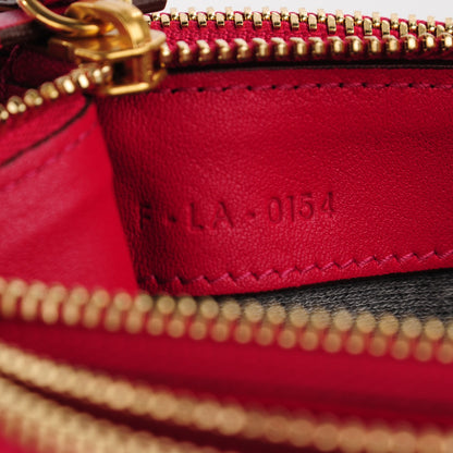 Celine Lambskin Large Trio Crossbody Bag Fuchsia 7 of 8