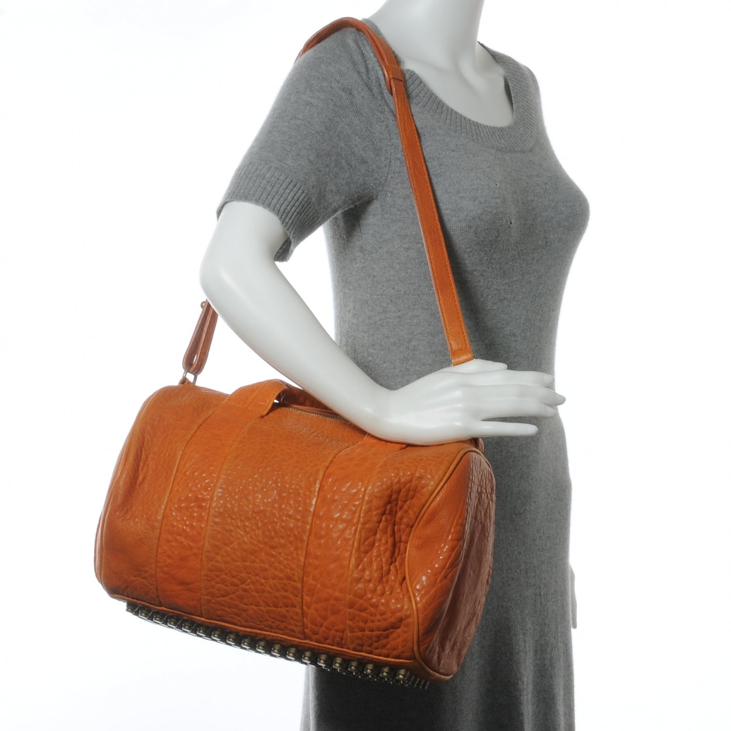 Alexander Wang Leather Rocco Orange 2 of 6