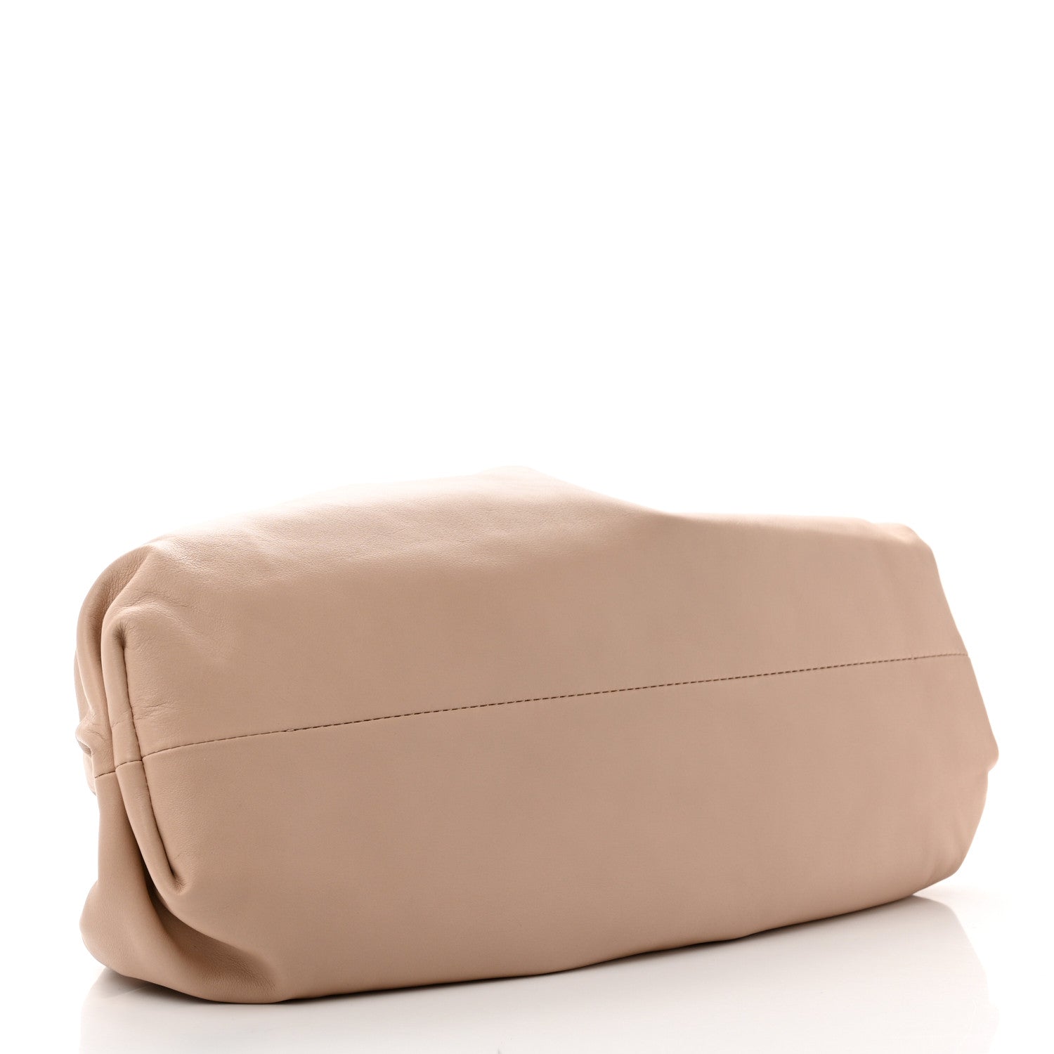 Bottega Veneta Smooth Butter Calf The Pouch Oversized Clutch Nude 4 of 7