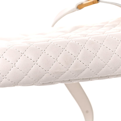 Versace Nappa Barocco Quilted Vanitas Medea Belt Bag White 15 of 23