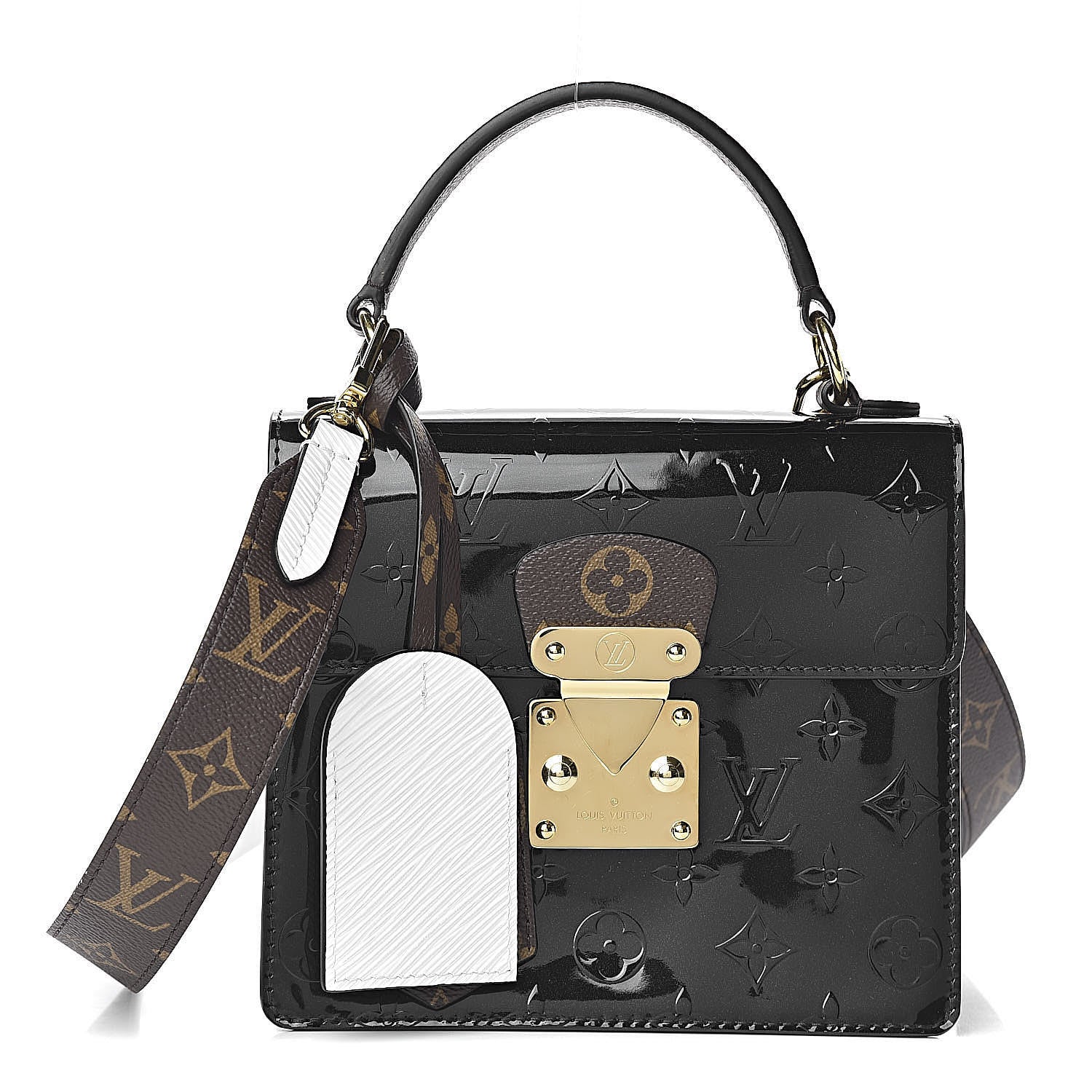 Louis Vuitton Vernis Epi Monogram Spring Street Black 1 of 10