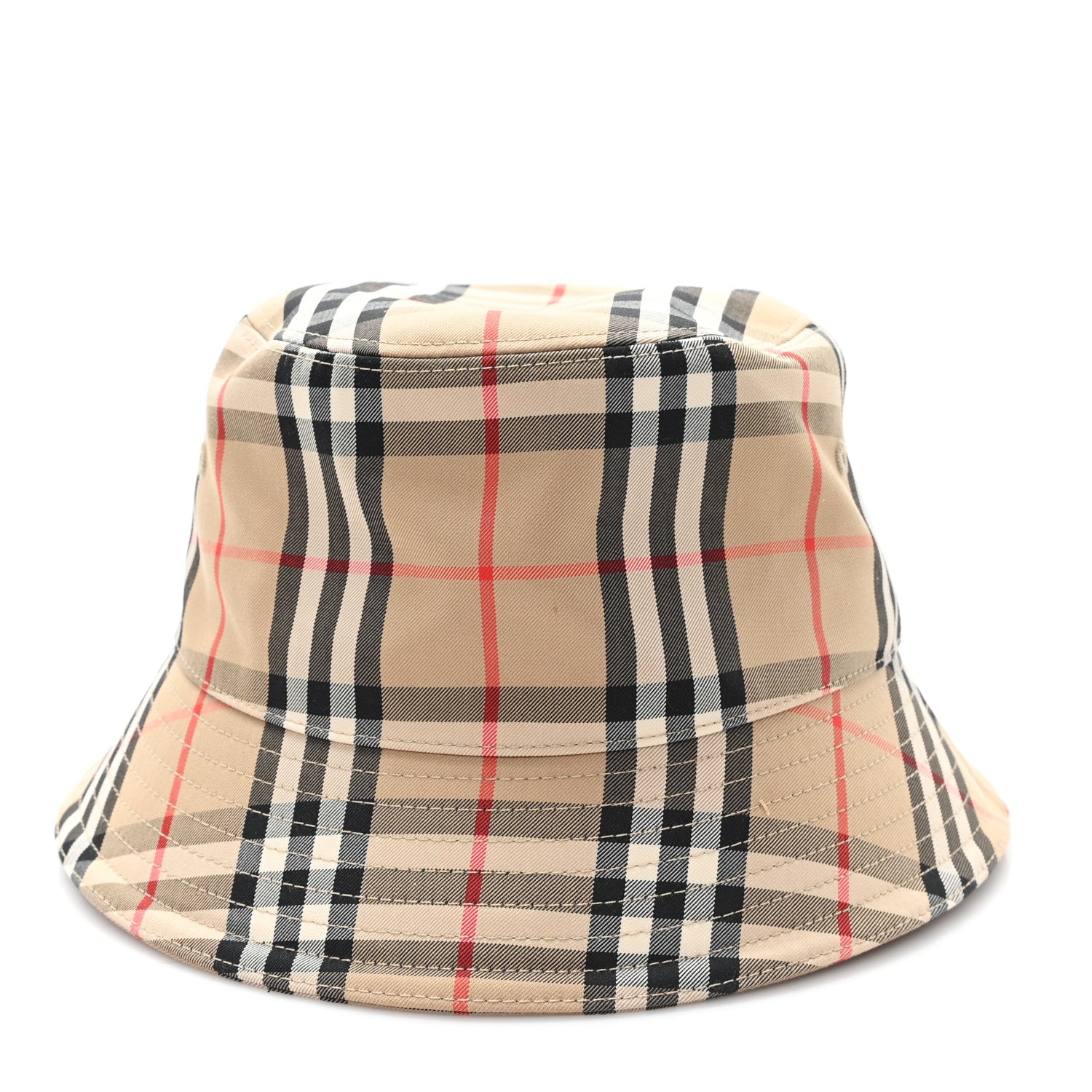 Burberry Technical Cotton Vintage Check Bucket Hat L Archive Beige 5 of 8