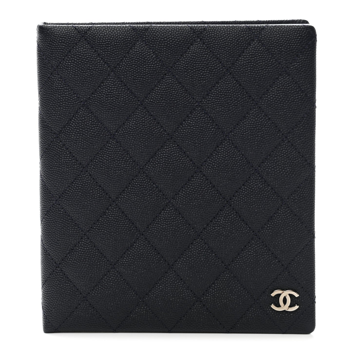 Caviar Quilted Notebook Black
