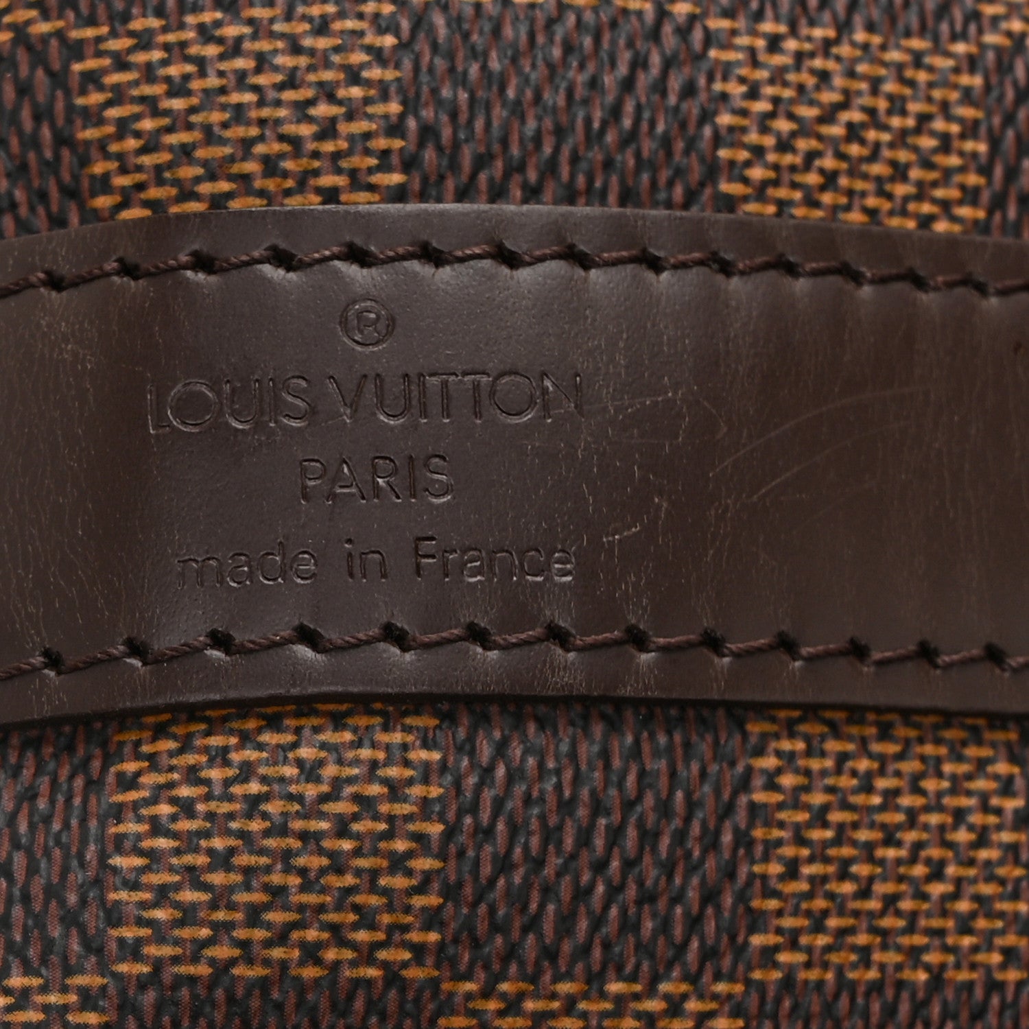 Louis Vuitton Damier Ebene Keepall Bandouliere 55 5 of 9