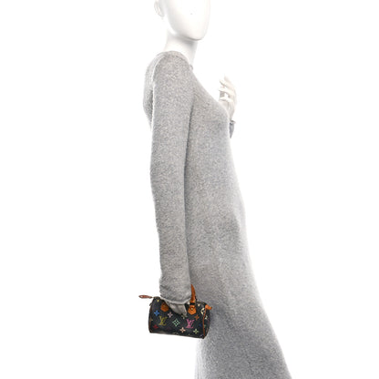 Louis Vuitton Monogram Multicolor Mini Sac HL Speedy Black 2 of 11