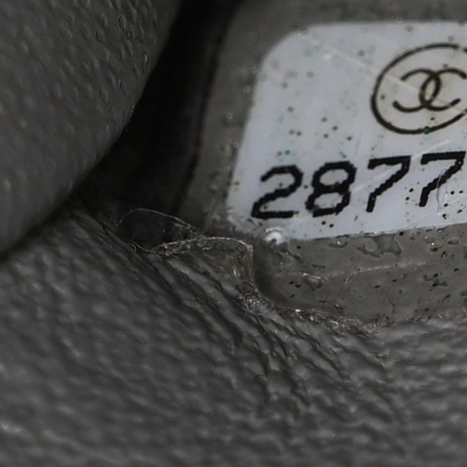 Chanel Lambskin Quilted Mini Square Flap Grey 7 of 10