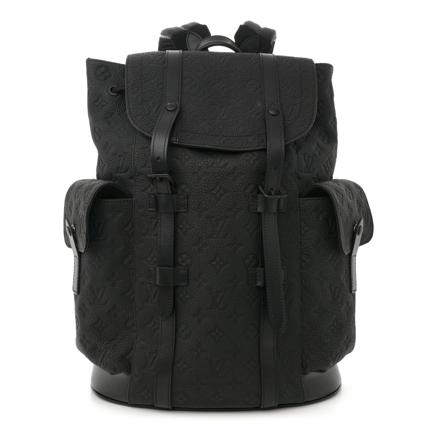 Taurillon Monogram Christopher MM Backpack Black