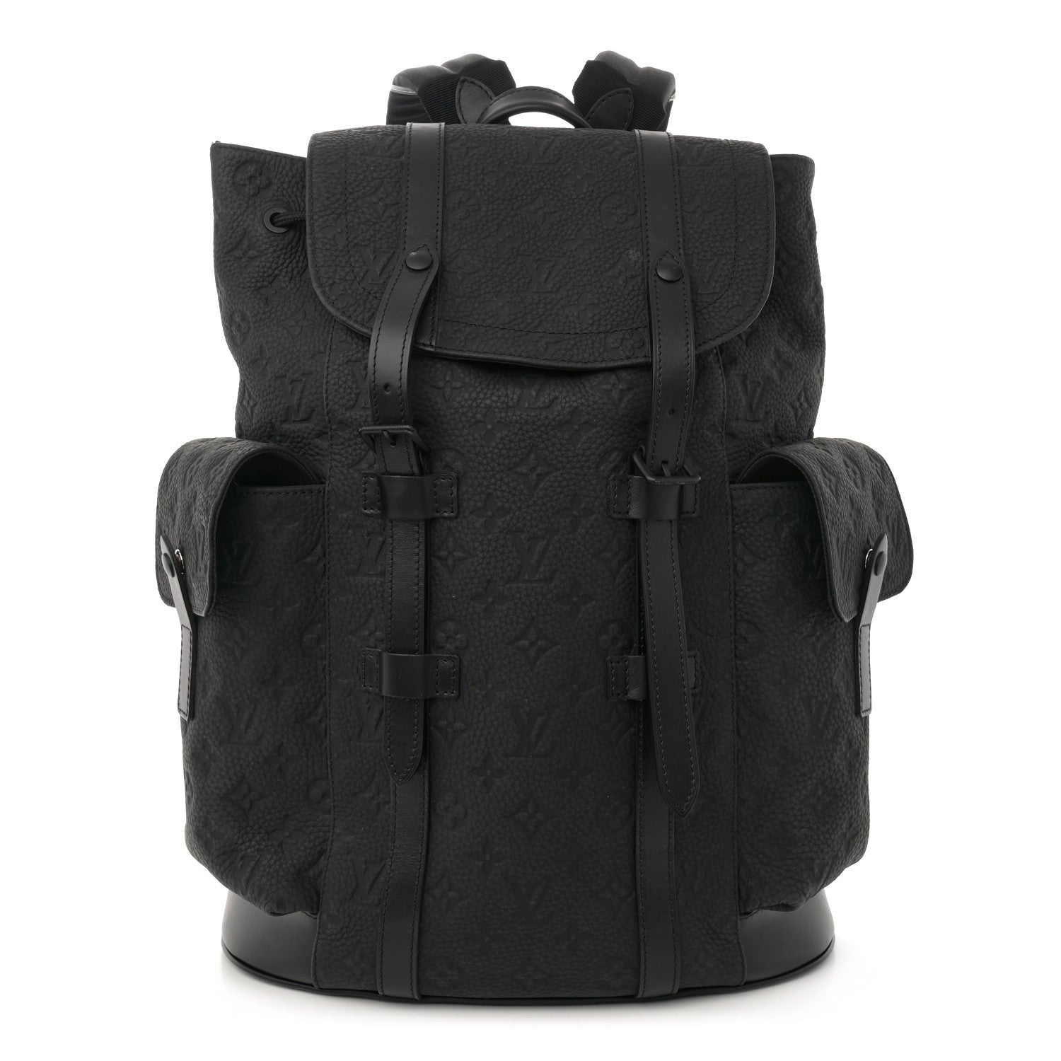 Louis Vuitton Taurillon Monogram Christopher MM Backpack Black 1 of 11