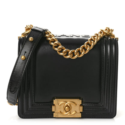 Chanel Calfskin Mini Boy Flap Black 1 of 9