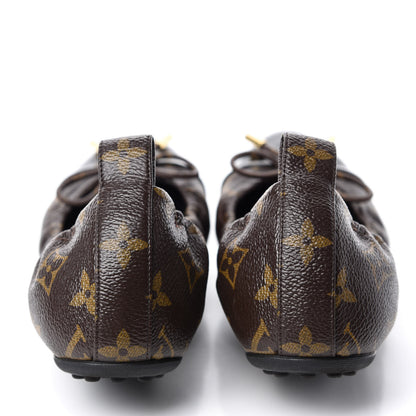 Louis Vuitton Monogram Flirty Ballerina Flats 36 Black 5 of 10
