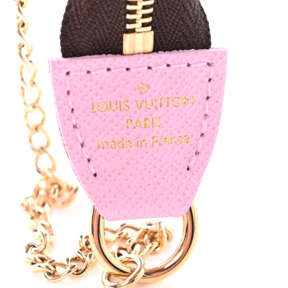 Louis Vuitton Monogram 2021 Christmas Animation Japanese Garden Mini Pochette Accessories Wisteria Pink 7 of 8