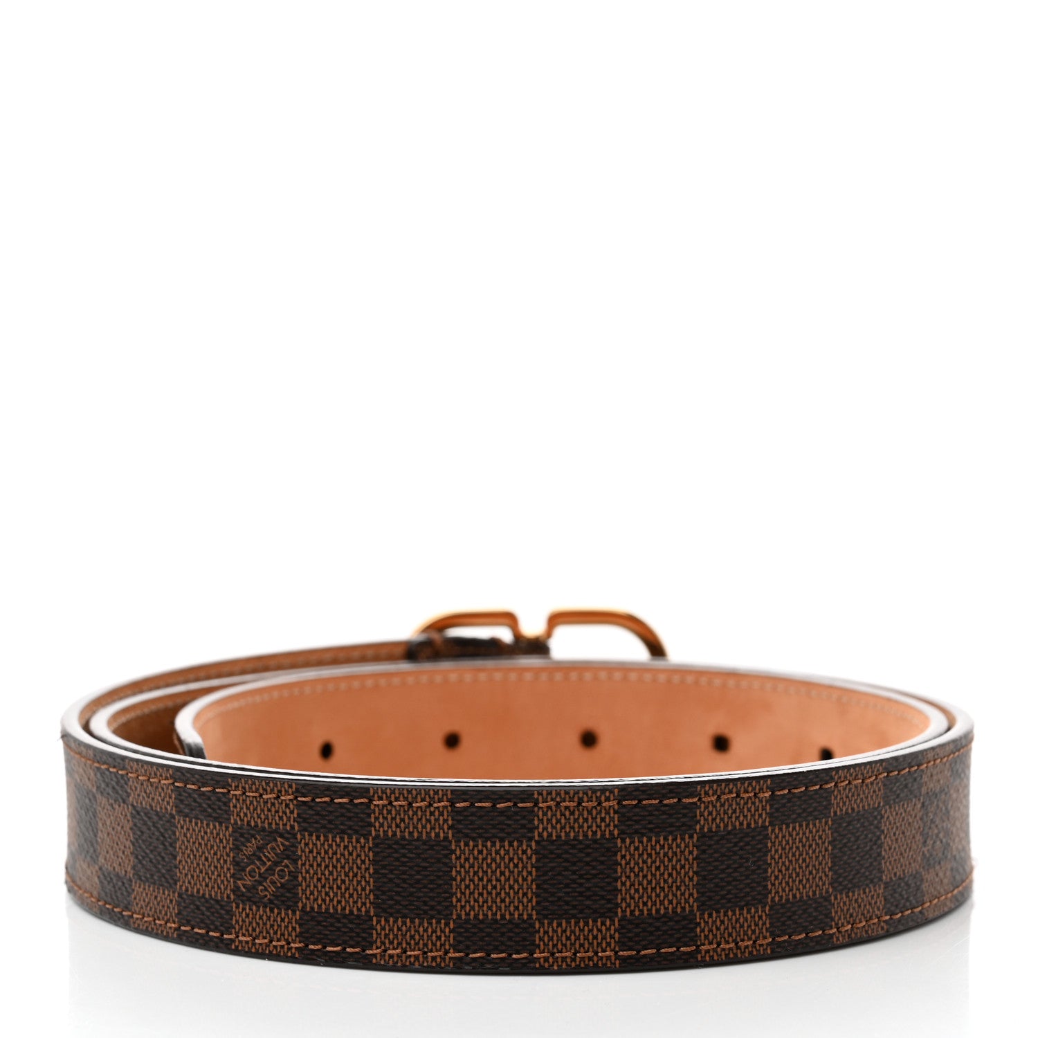 Louis Vuitton Damier Ebene Mini 25mm Belt 85 34 2 of 7
