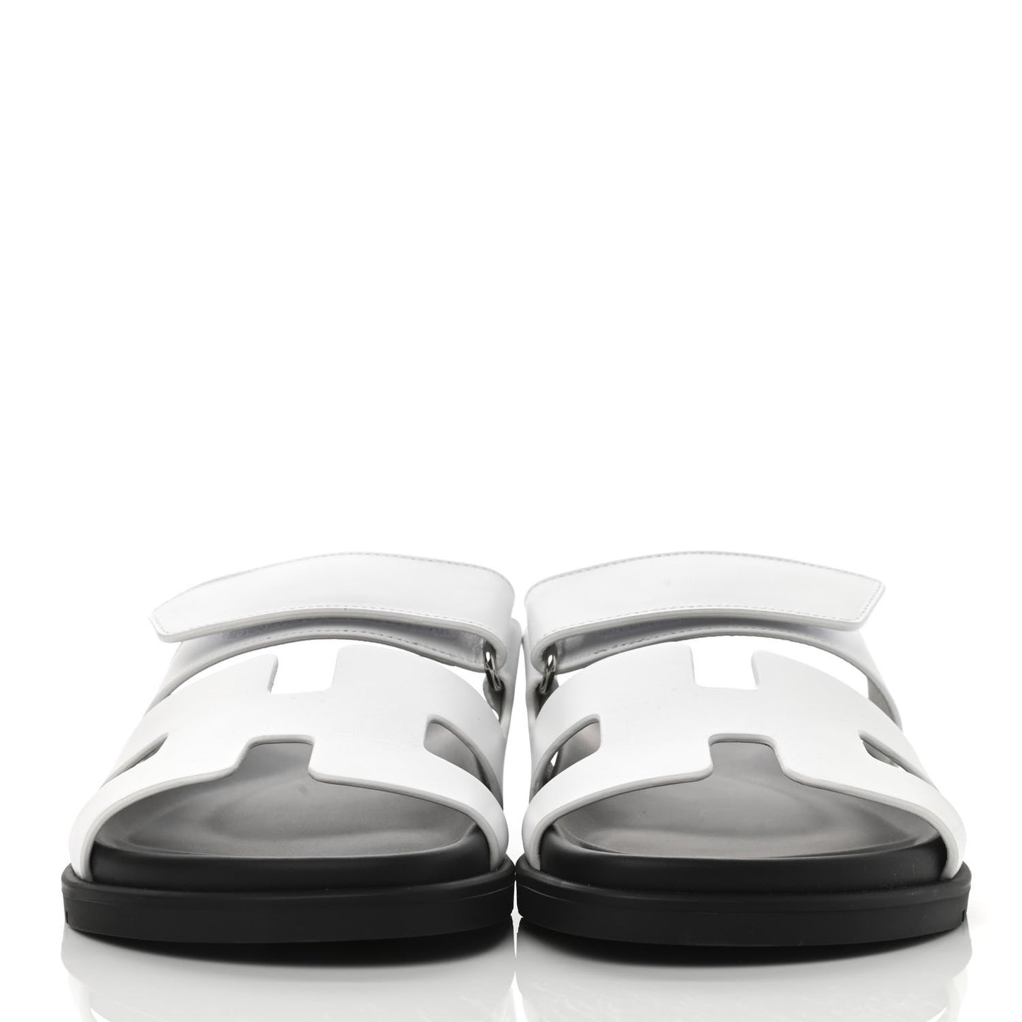 Calfskin Womens Chypre Sandals 37 White