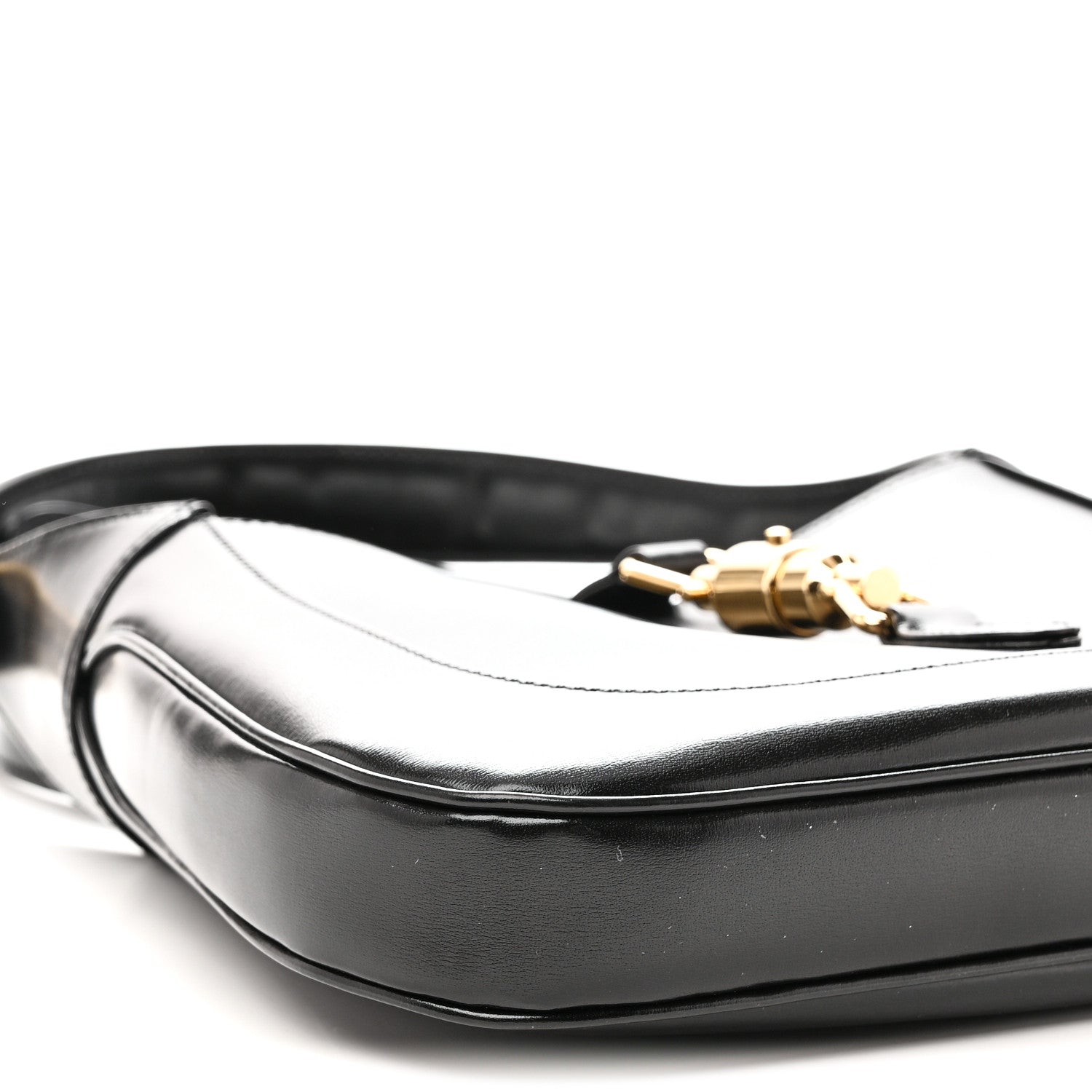Gucci Boarded Dyana Lux Calfskin Small Jackie 1961 Hobo Black 9 of 10