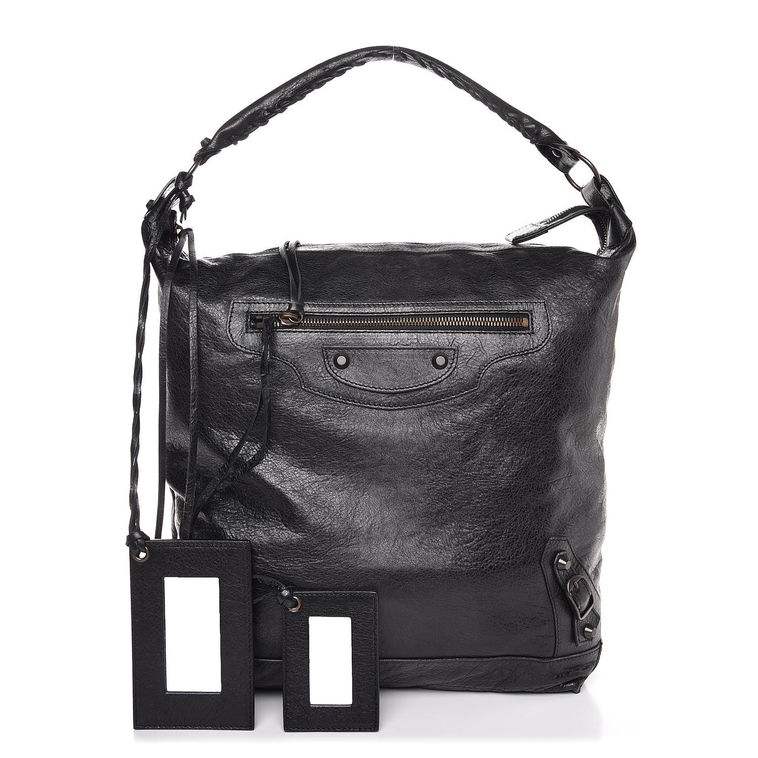 Balenciaga Agneau Classic Hardware Day Hobo Black 1 of 7