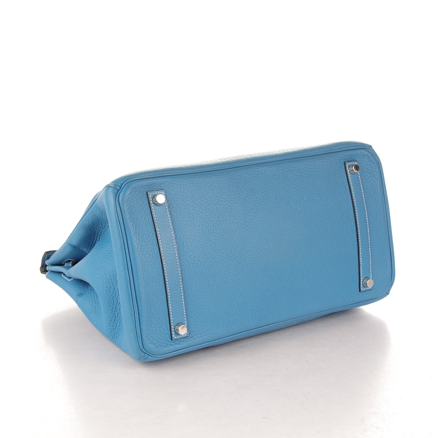Taurillon Clemence Birkin 35 Blue Jean