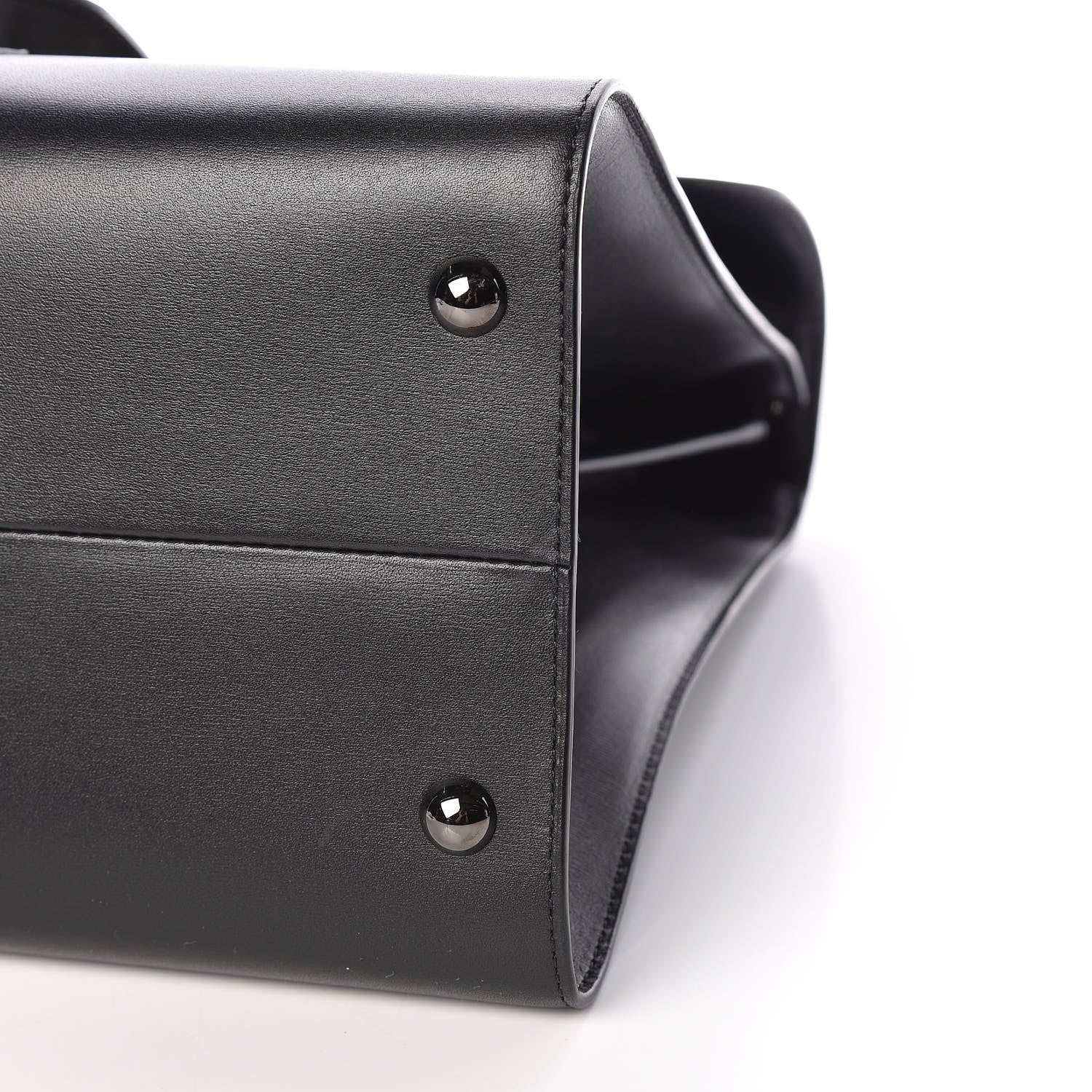 Delvaux Calfskin MM L'Humour Brillant Satchel Black 8 of 8