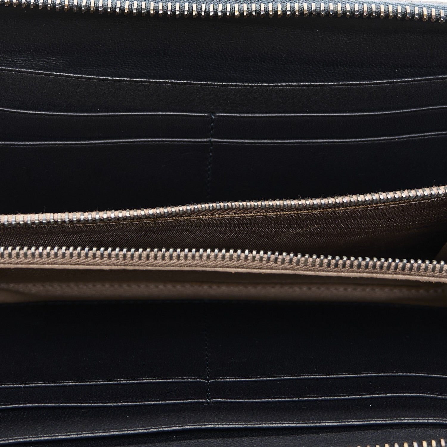 Bottega Veneta Nappa Intrecciato Zip Around Wallet Black 8 of 16
