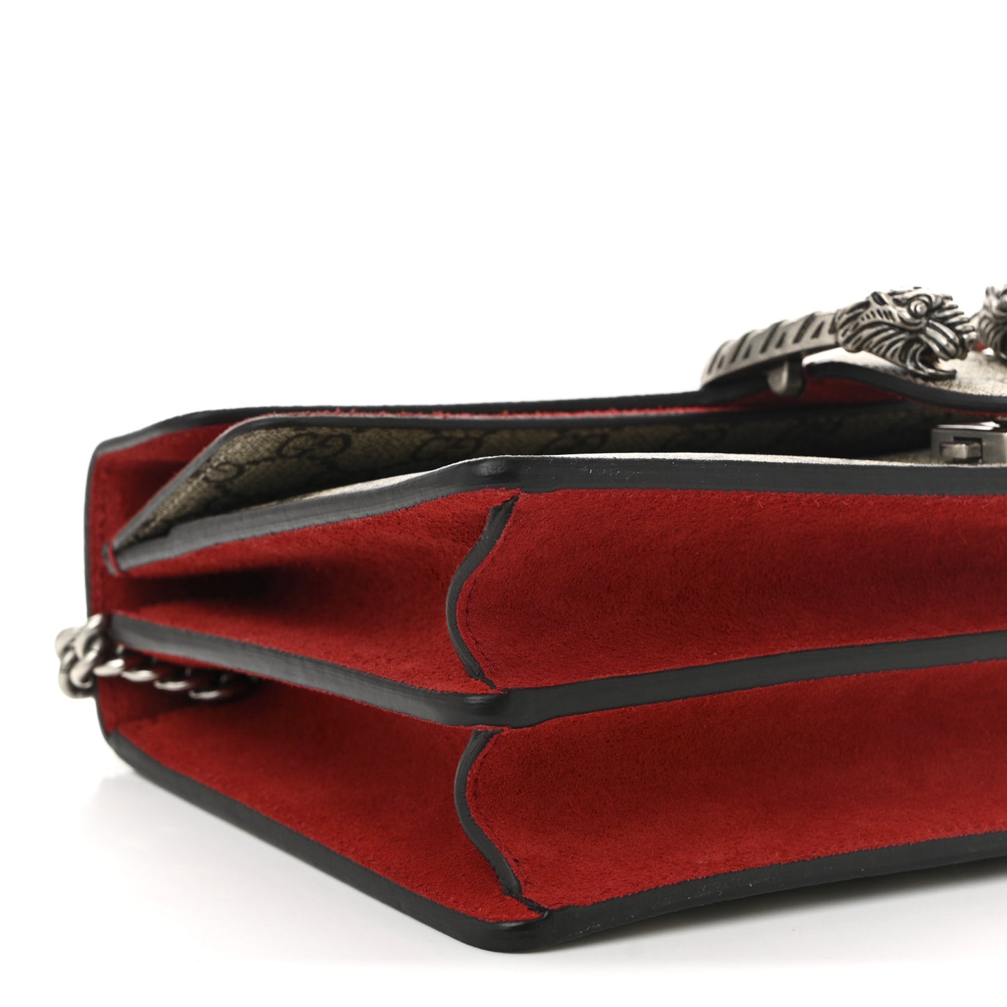 GG Supreme Monogram Small Dionysus Shoulder Bag Red