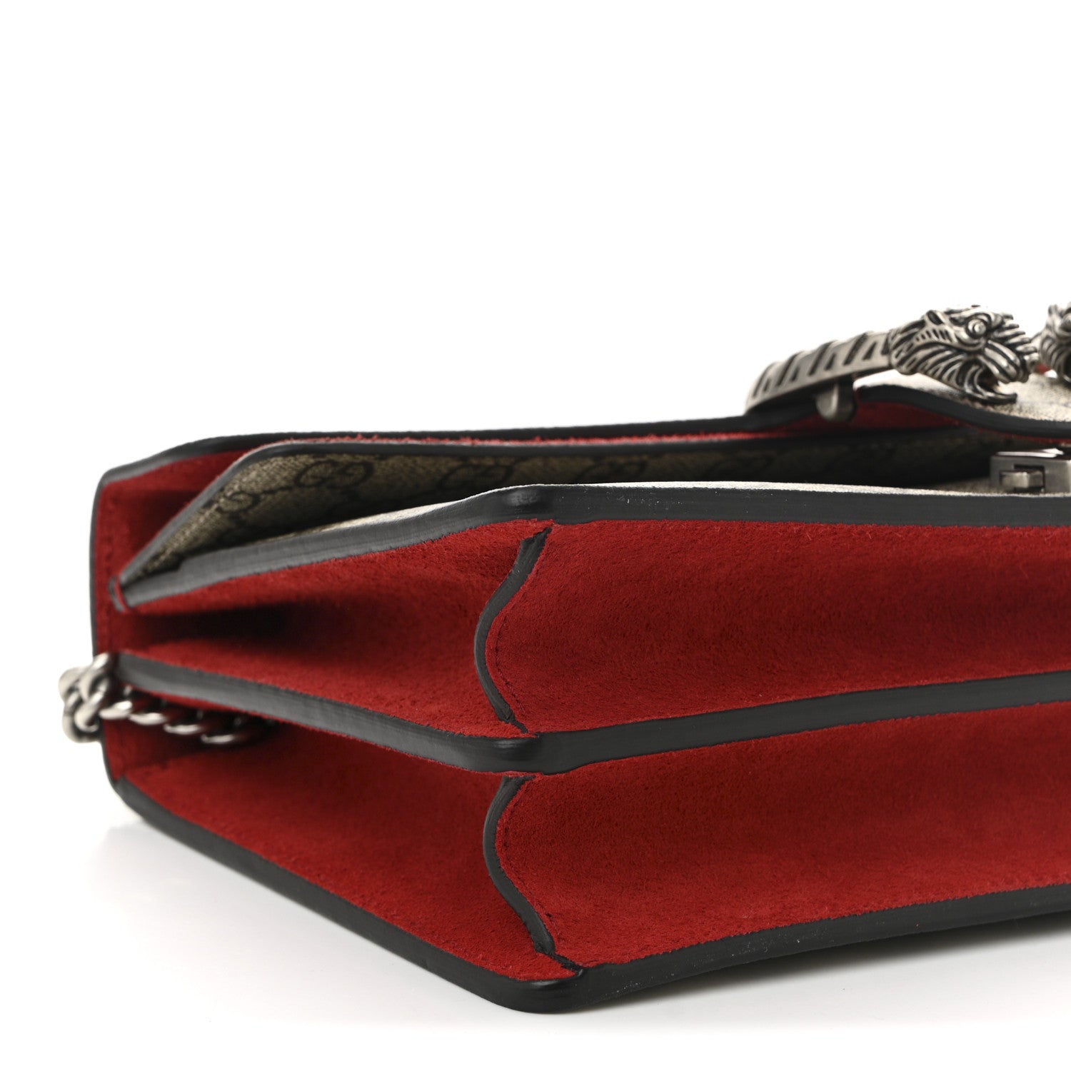Gucci GG Supreme Monogram Small Dionysus Shoulder Bag Red 5 of 11
