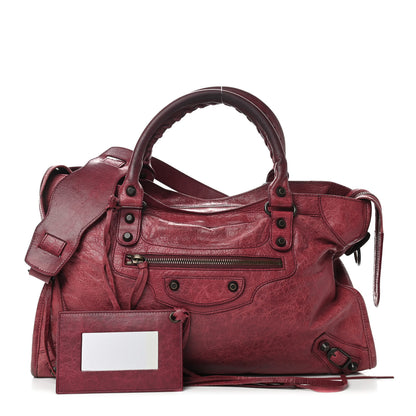 Balenciaga Agneau Classic Hardware City Cassis 1 of 8