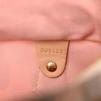 Louis Vuitton Damier Azur Tahitienne Speedy Bandouliere 30 Rose Ballerine 6 of 14