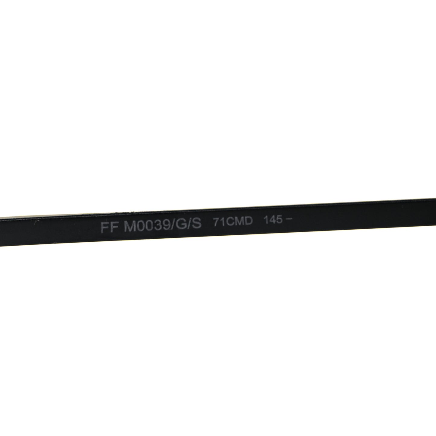 Rubber FF Fabulous Shield Sunglasses FF M0039/G/S Black Yellow