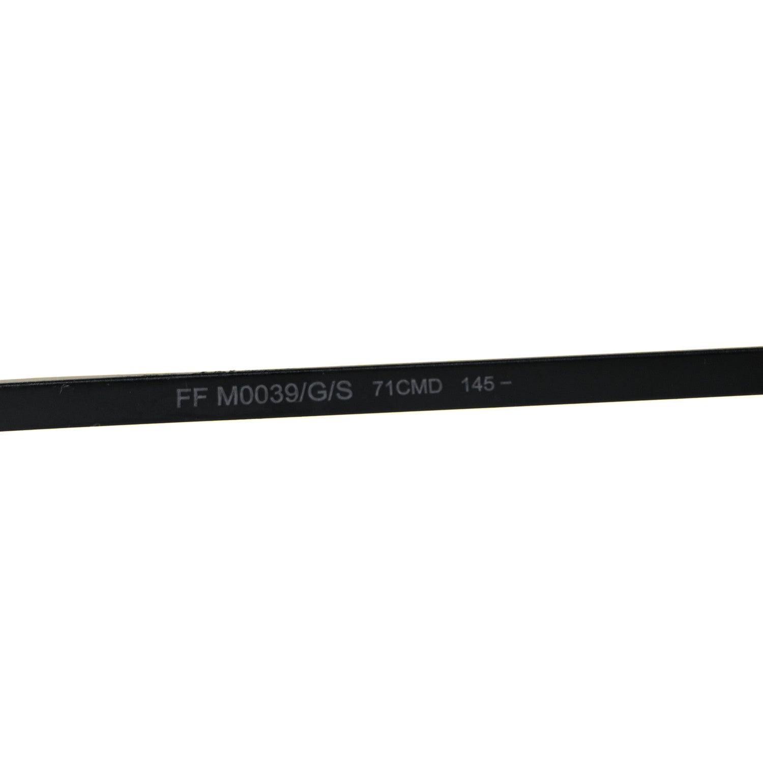 Fendi Rubber FF Fabulous Shield Sunglasses FF M0039/G/S Black Yellow 7 of 8