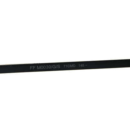 Fendi Rubber FF Fabulous Shield Sunglasses FF M0039/G/S Black Yellow 7 of 8