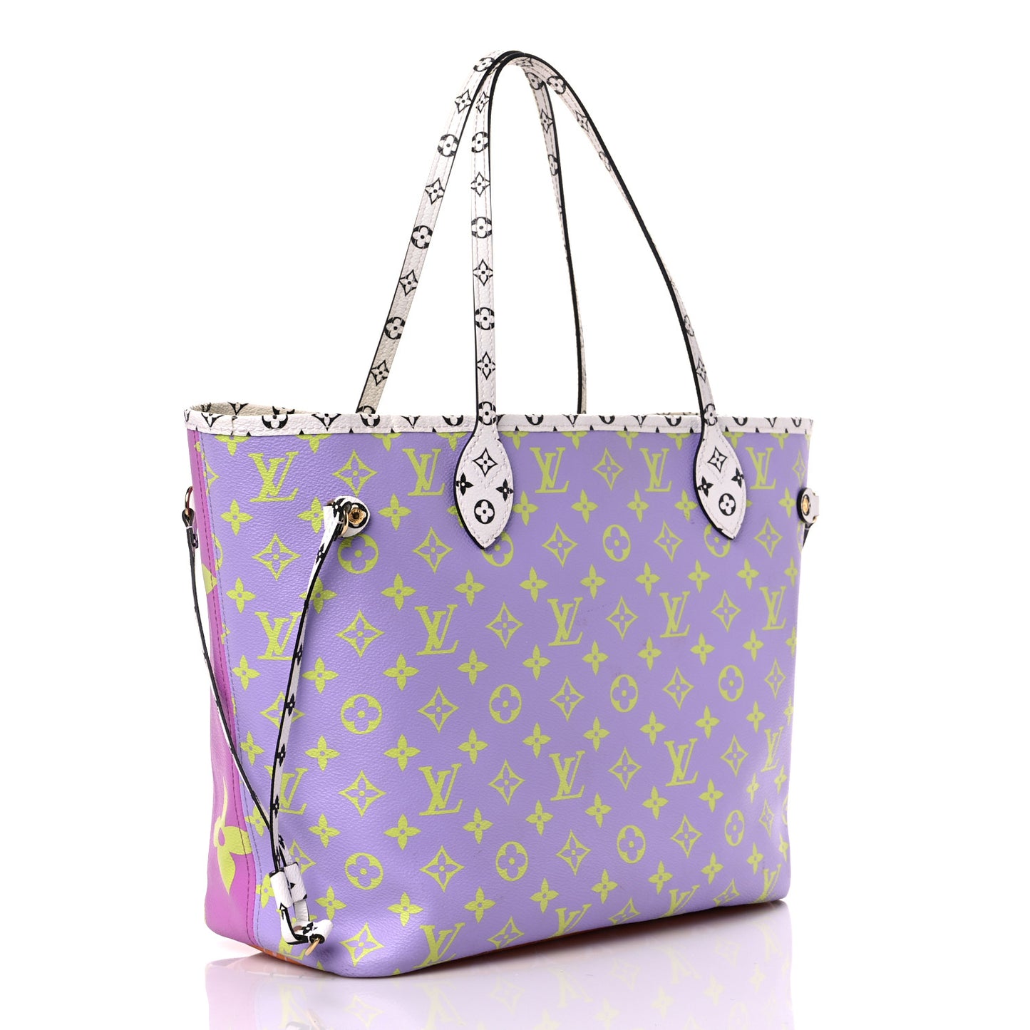 Monogram Giant Neverfull MM Pink Lilac