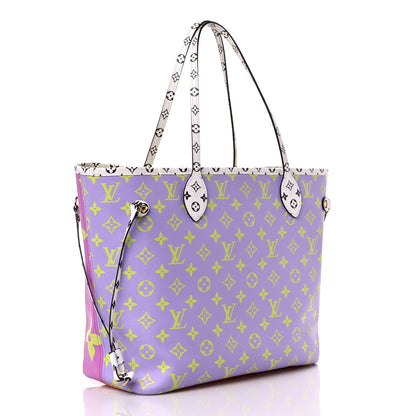Louis Vuitton Monogram Giant Neverfull MM Pink Lilac 3 of 19
