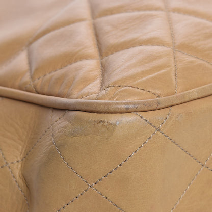 Chanel Lambskin Quilted Tote Beige 13 of 19
