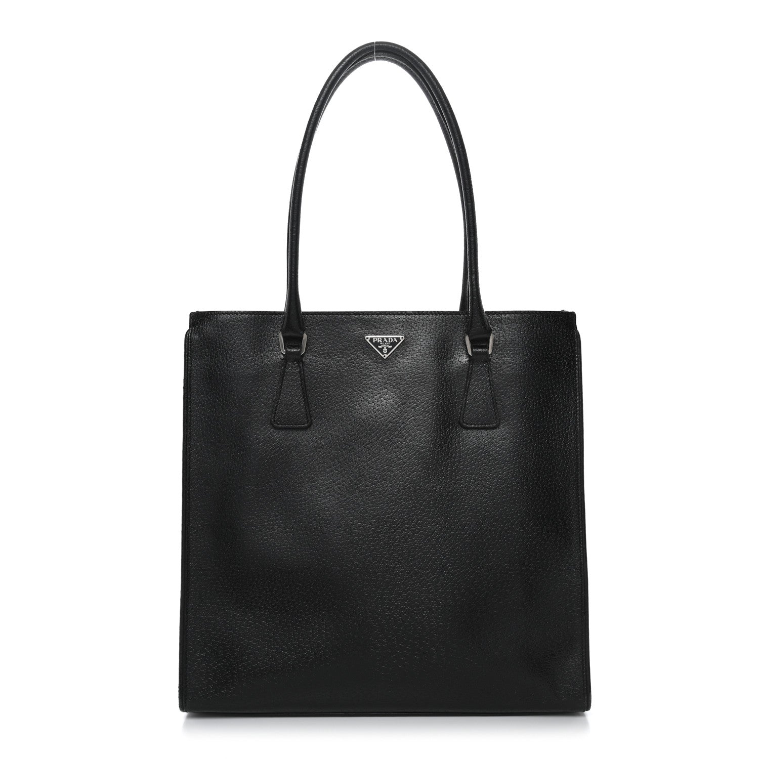 Prada Cinghiale Triangle Tote Black 1 of 13