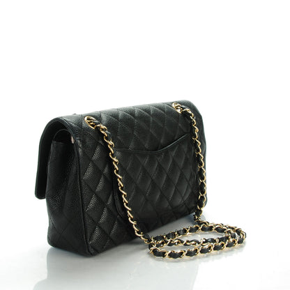 Chanel Caviar Quilted Medium Double Flap Black 3 of 8