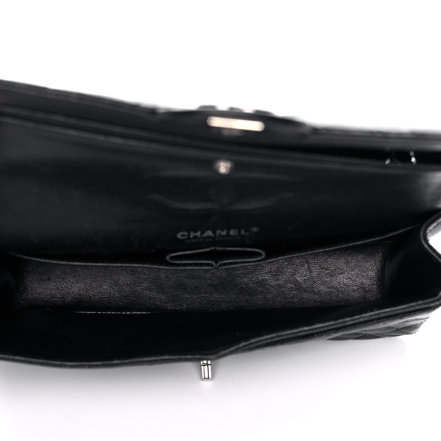 Chanel Caviar Quilted Medium Double Flap Black 5 of 13