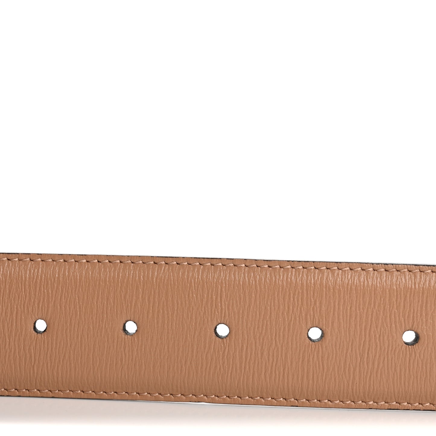Azalea Calfskin Enamel Monochrome Double G 40mm Belt 80 32 Camelia