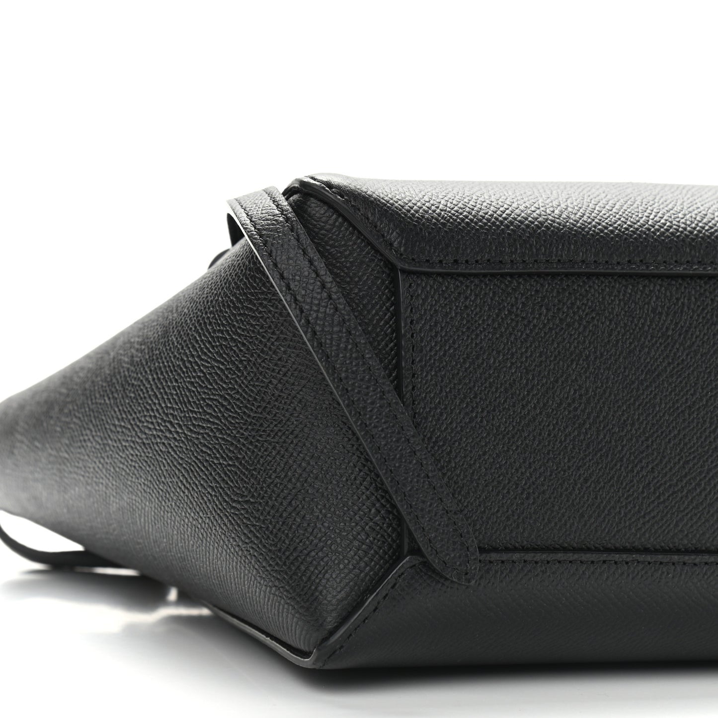 Grained Calfskin Nano Belt Bag Black