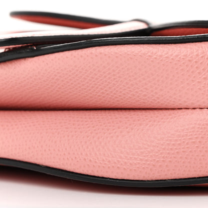Christian Dior Grained Calfskin Mini Saddle Bag Pink 10 of 10