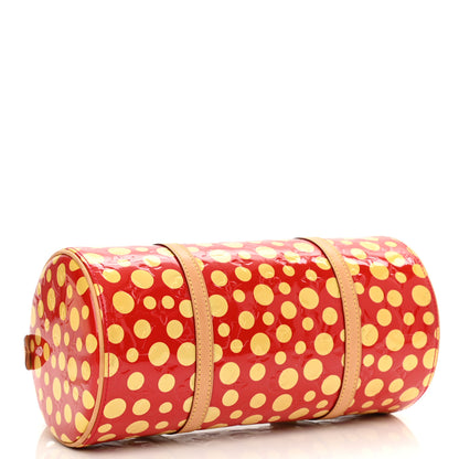 Louis Vuitton Vernis Kusama Infinity Dots Papillon 30 Red 4 of 13