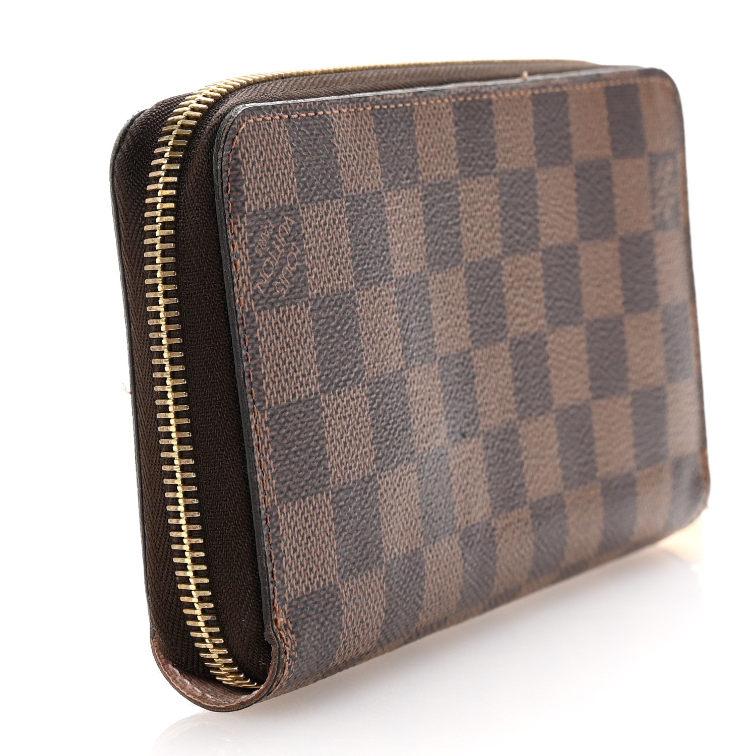Louis Vuitton Damier Ebene Zippy Wallet Rose Ballerine 3 of 6