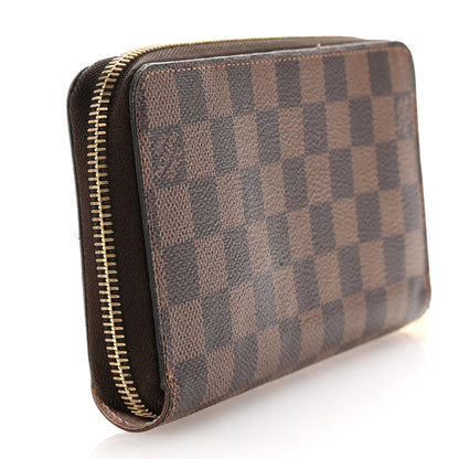 Louis Vuitton Damier Ebene Zippy Wallet Rose Ballerine 3 of 6