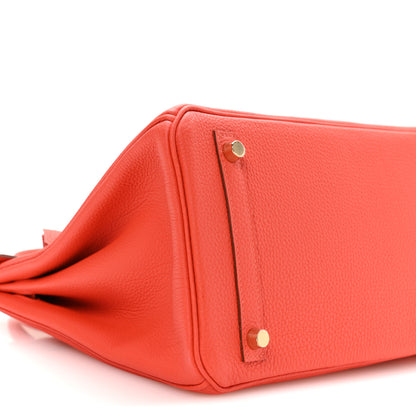Hermes Togo Birkin 30 Capucine 9 of 11
